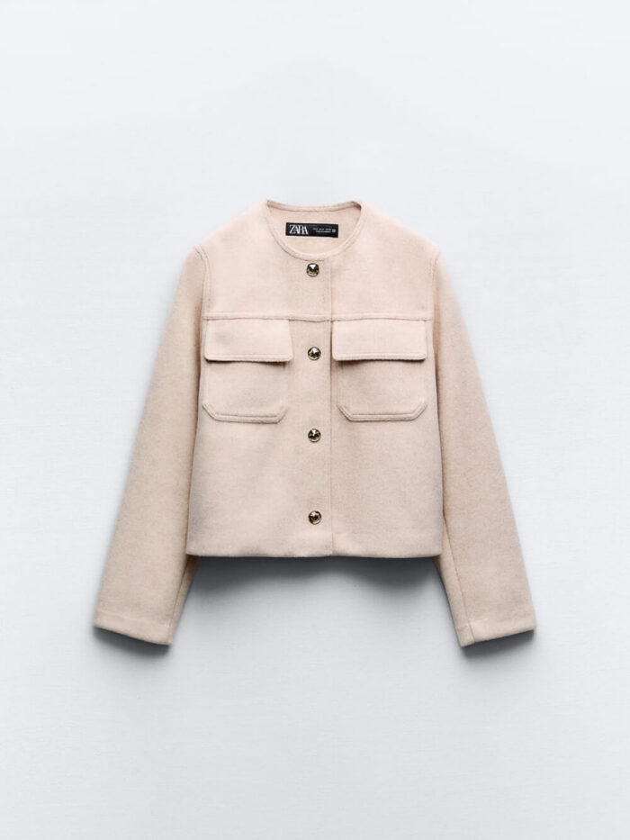 Zip Back Tube Denim Top